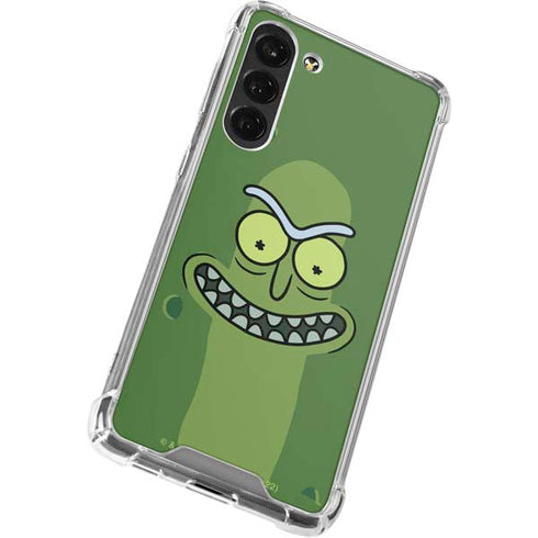 Adult Swim Rick and Morty Pickle Rick Galaxy S24 FE Clear Case